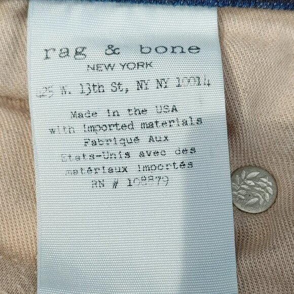 Rag & Bone JEAN CAPRI Women's Size 28 Rag and Bone New York HERITAGE - Picture 8 of 10
